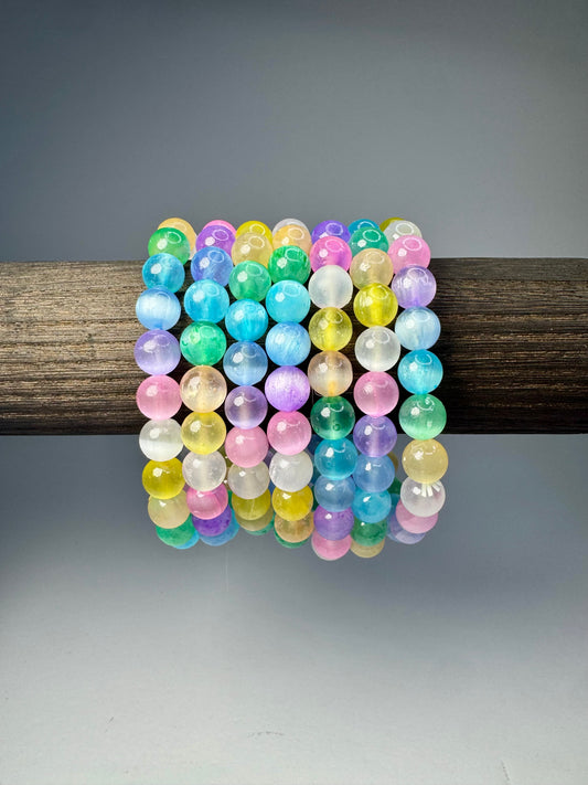 Candy Selenite Bracelet