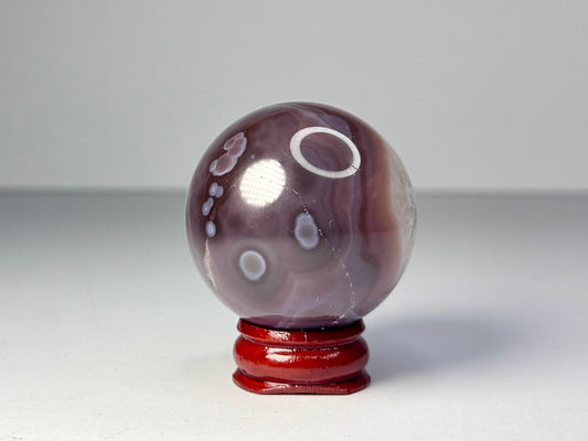 Mozambique Pink Agate Sphere - B