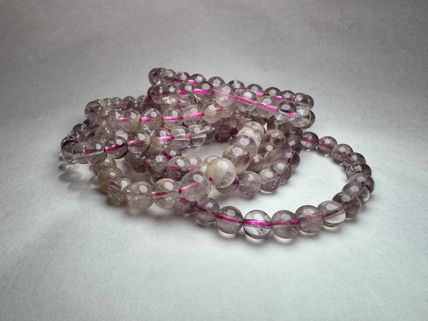 8mm White Garden Bracelet