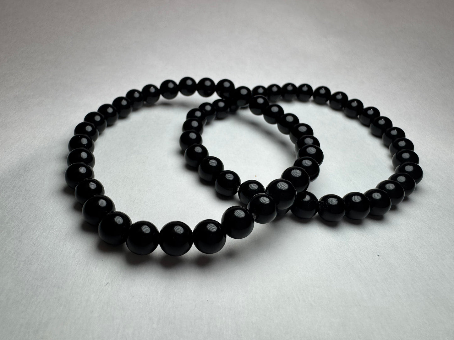 6mm Black Obsidian Bracelet