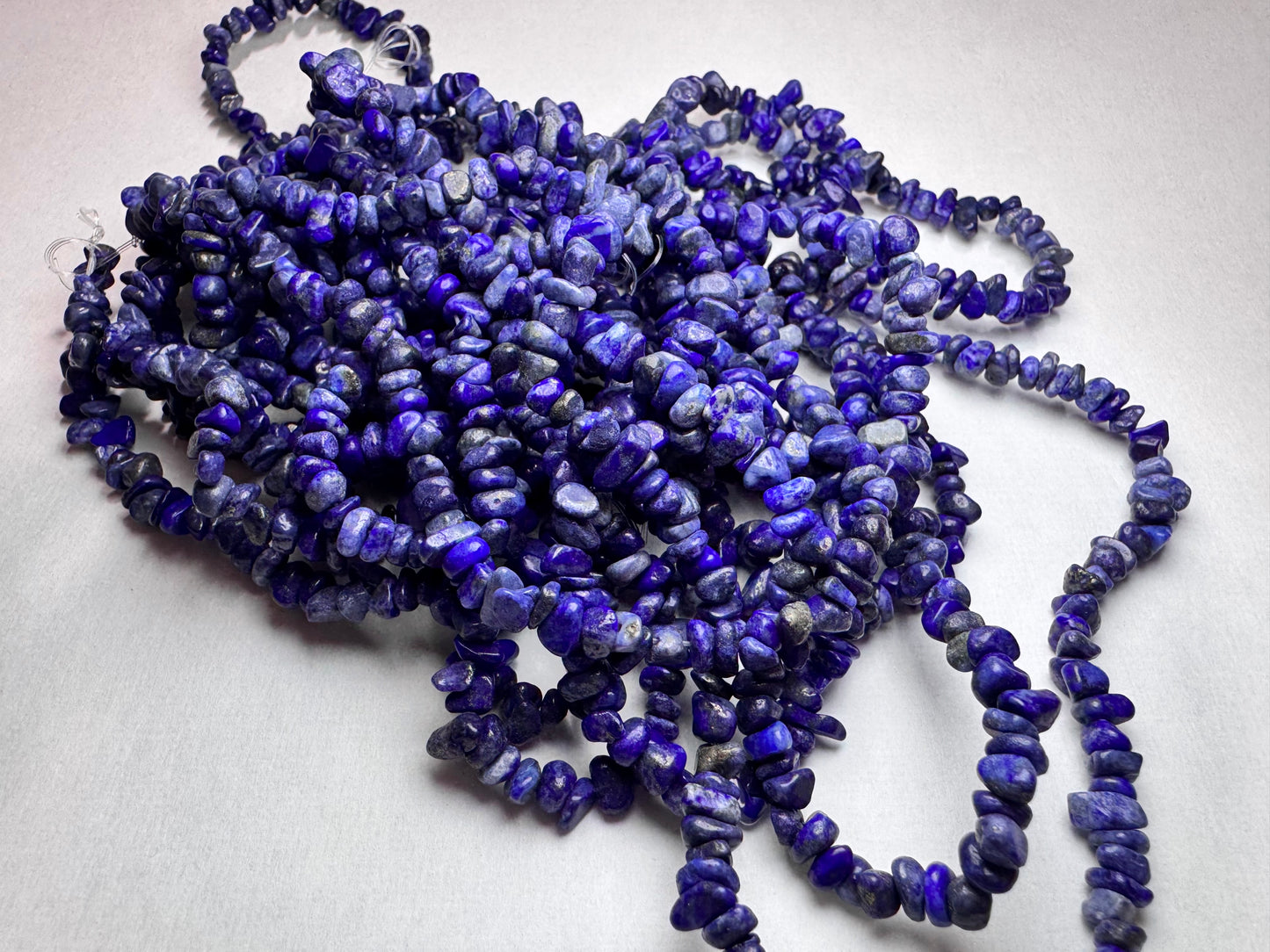 Lapis Lazuli Chip Necklace/Bracelet Wrap