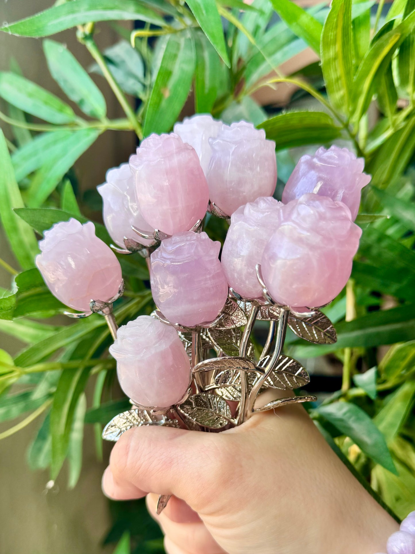 Crystal Rose on Stem