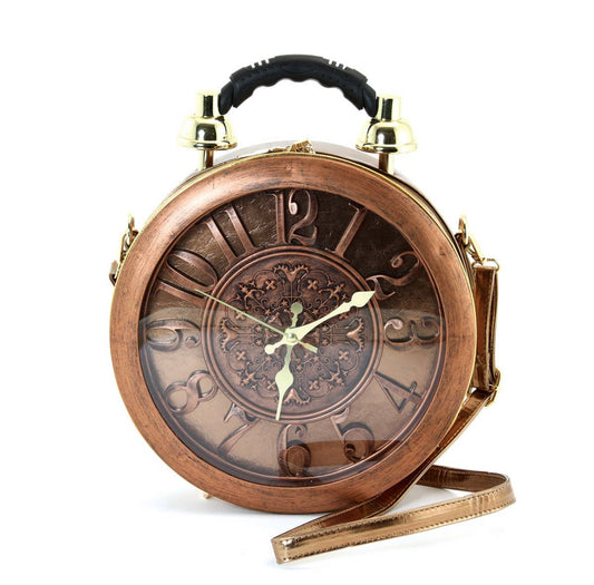 Antique Style Clock Handbag