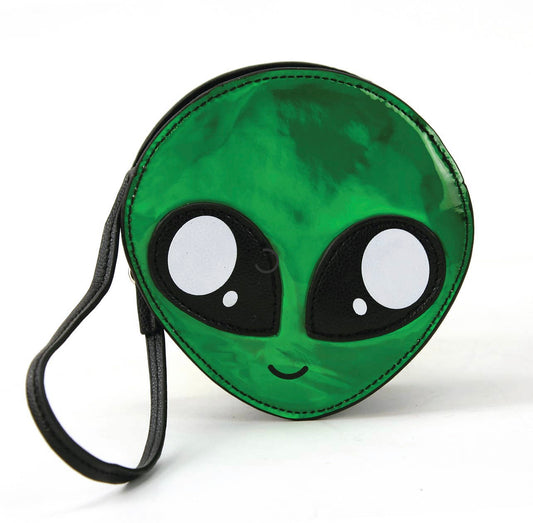 Green Extraterrestrial Wristlet