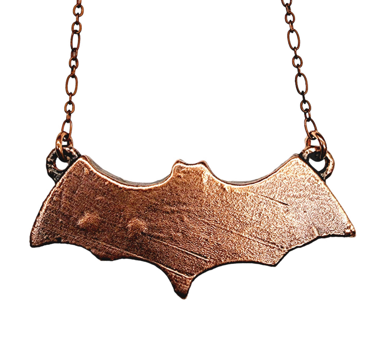 Fossilized Palm Root Bat Necklace