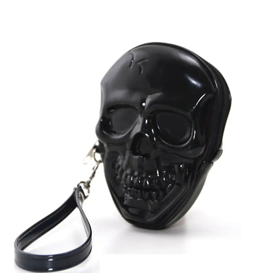 Smiling Skull Wristlet