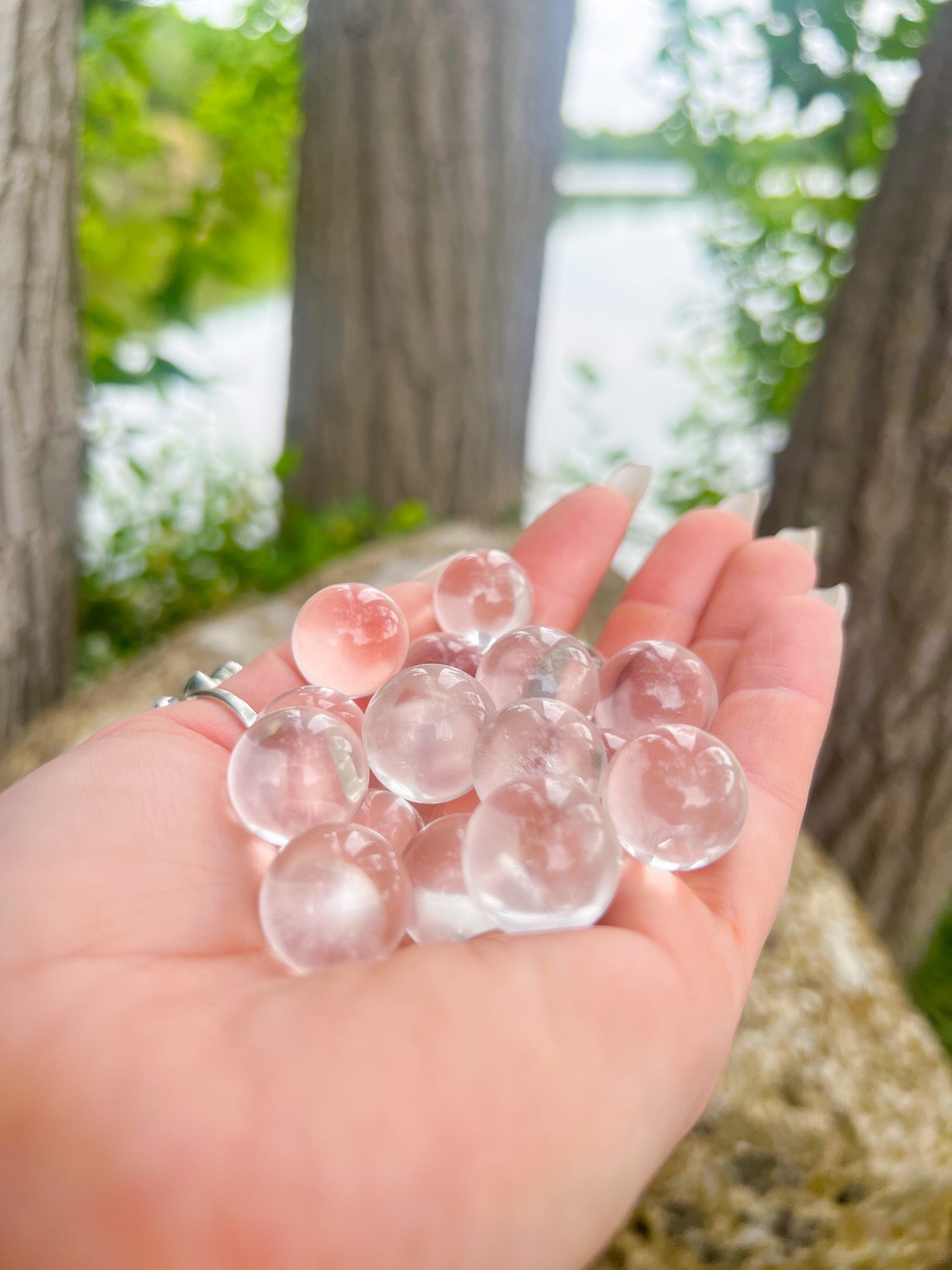 Clear Quartz Mini Sphere - High Quality