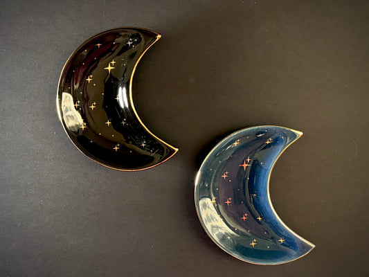 Ceramic Moon Trinket Dish