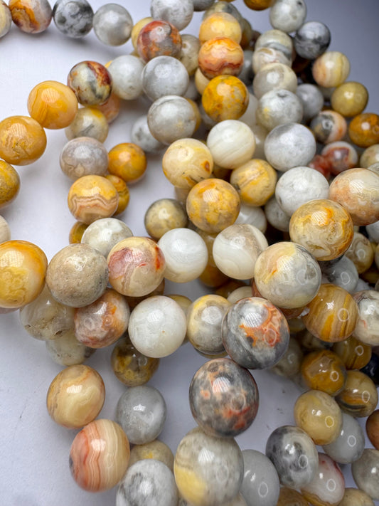 Crazy Lace Agate Bracelet