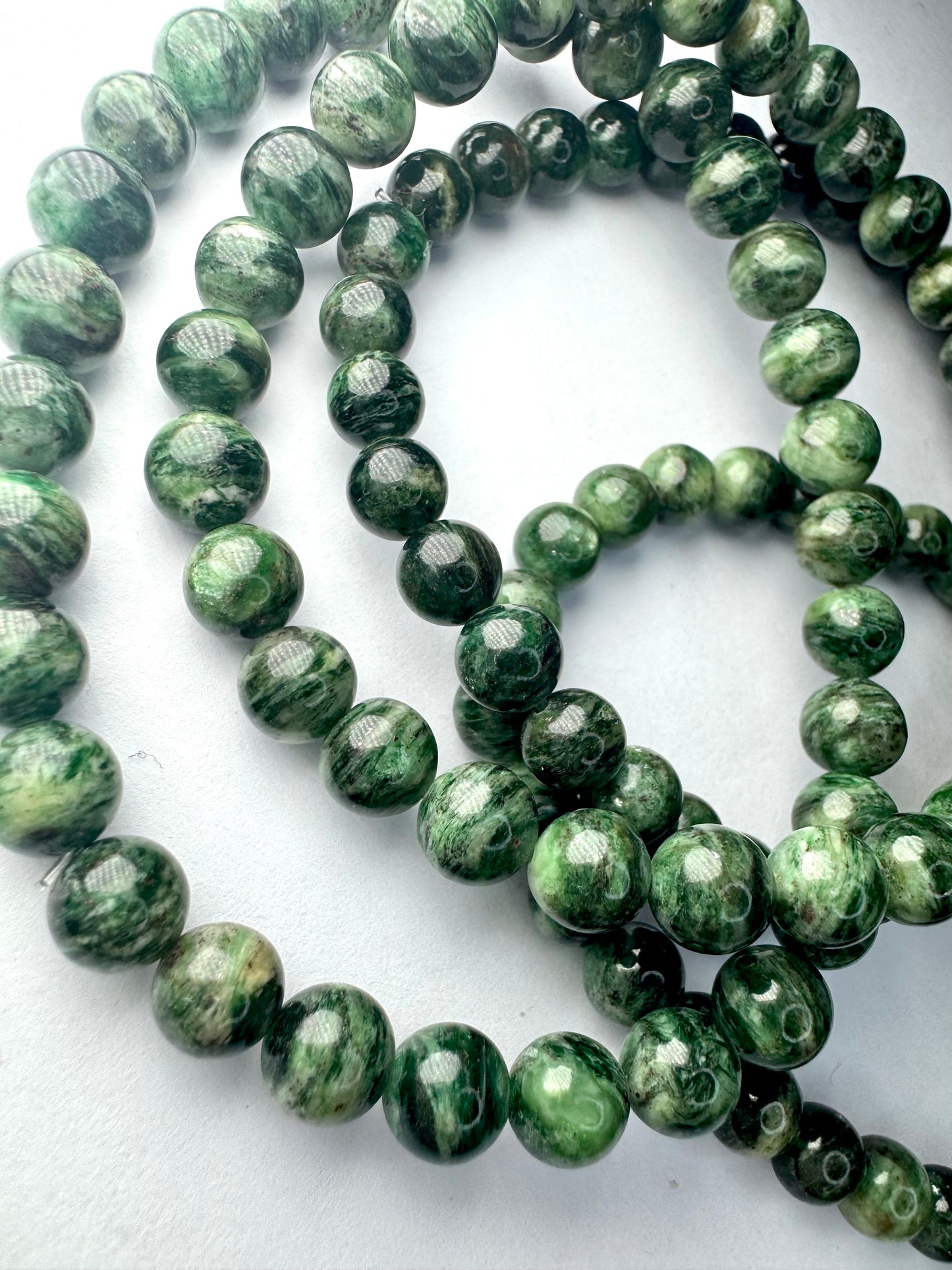 Emerald Green Mica Bracelet