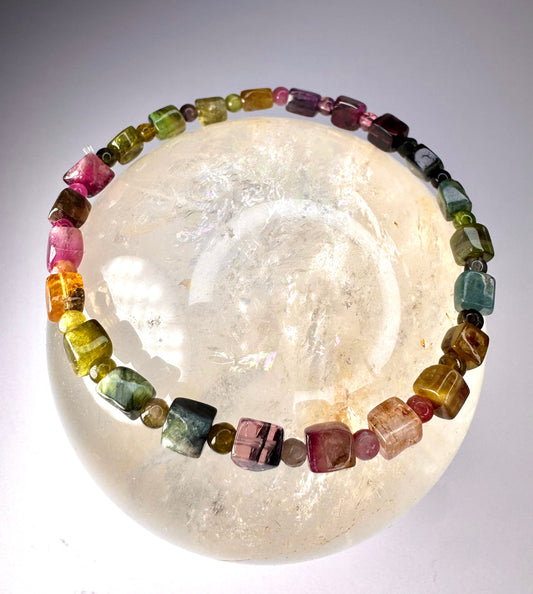 Colorful Tourmaline Bracelet