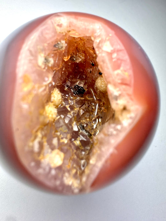 Mozambique Pink Agate Sphere - C