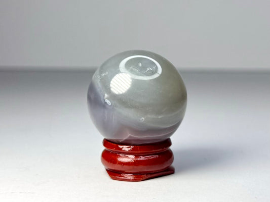 Mozambique Pink Agate Sphere - G