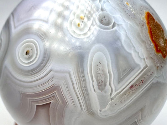 Mozambique Pink Agate Sphere - I