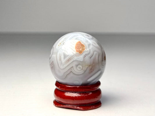 Mozambique Pink Agate Sphere - I