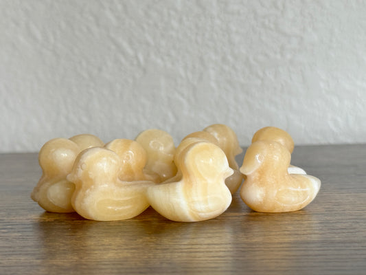 Yellow Calcite Duckies