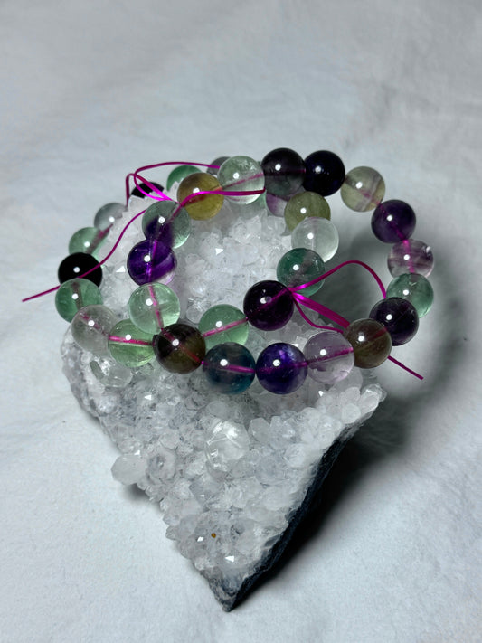 12mm High Quality Fluorite Bracelets