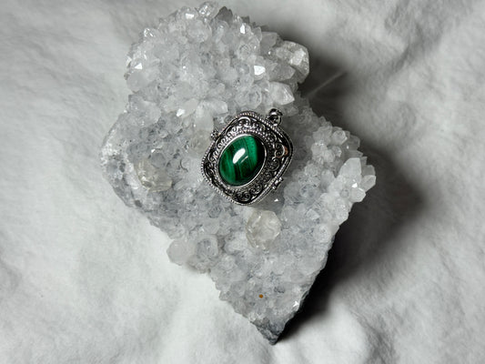 Malachite Locket