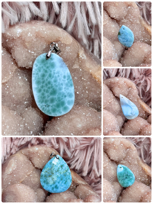 Larimar Pendants