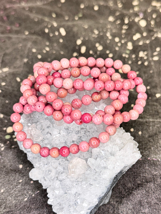 Pink Rhodonite Bracelet