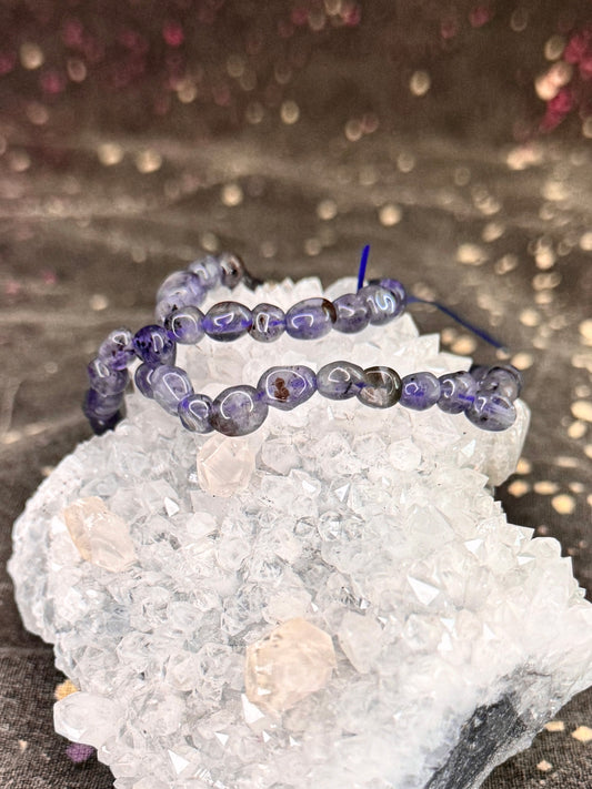 Iolite Chip Bracelet