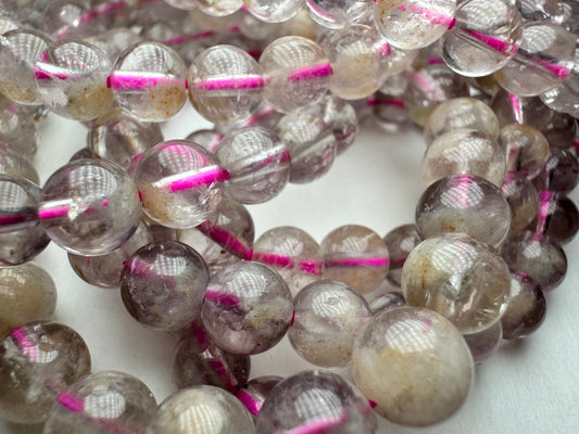 8mm White Garden Bracelet
