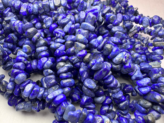 Lapis Lazuli Chip Necklace/Bracelet Wrap