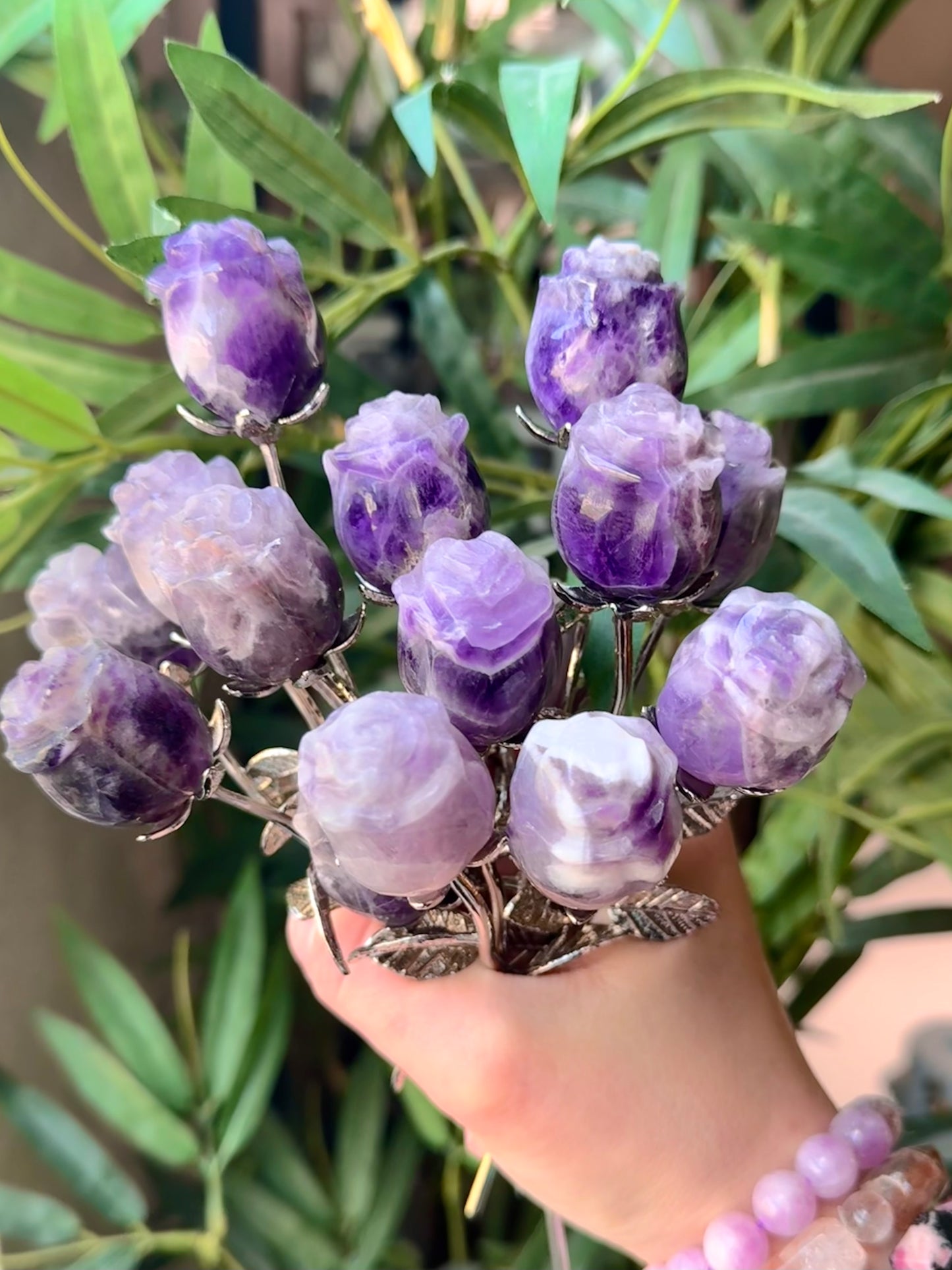 Crystal Rose on Stem