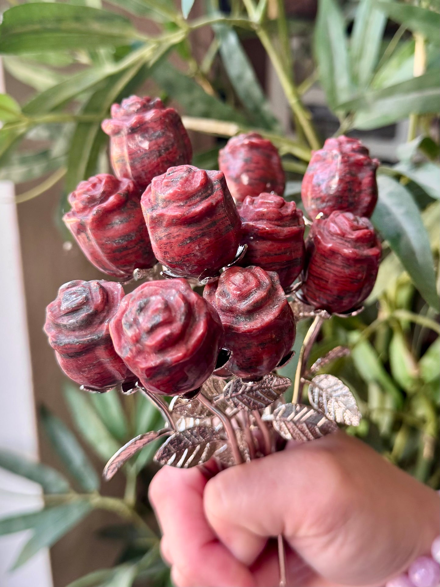 Crystal Rose on Stem