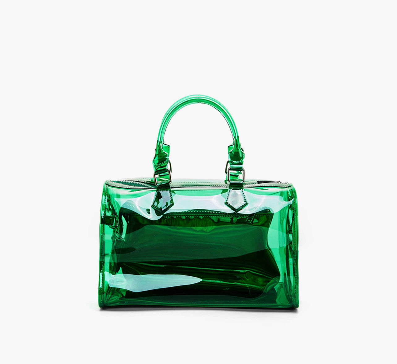 Green Clear Satchel