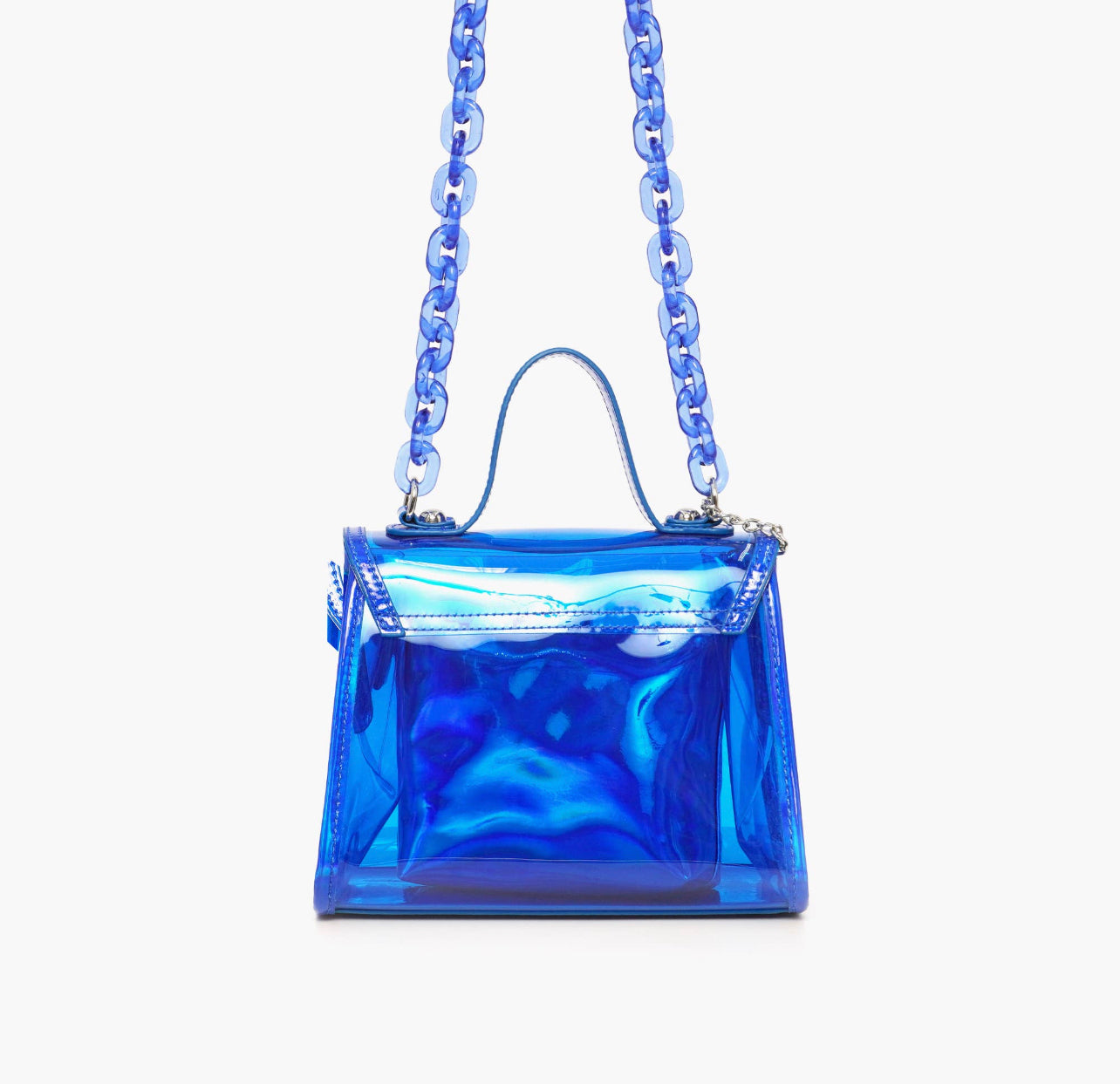 Blue Clear Mini Racer Crossbody Bag Set