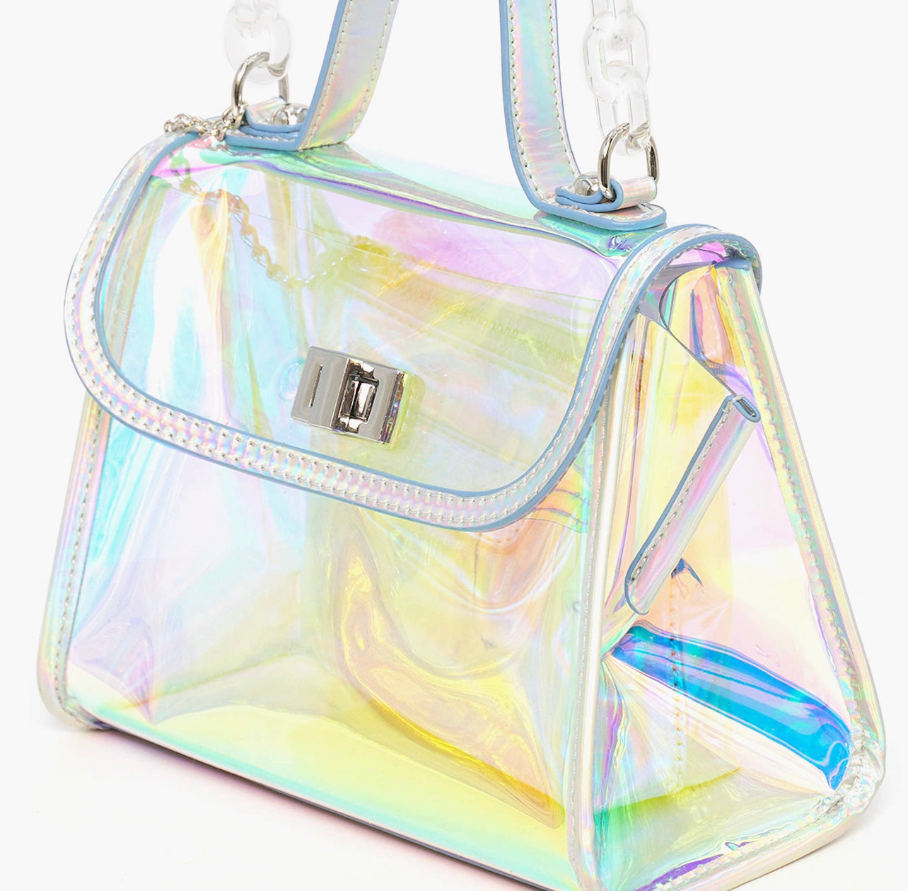 Holographic Mini Racer Crossbody Bag Set