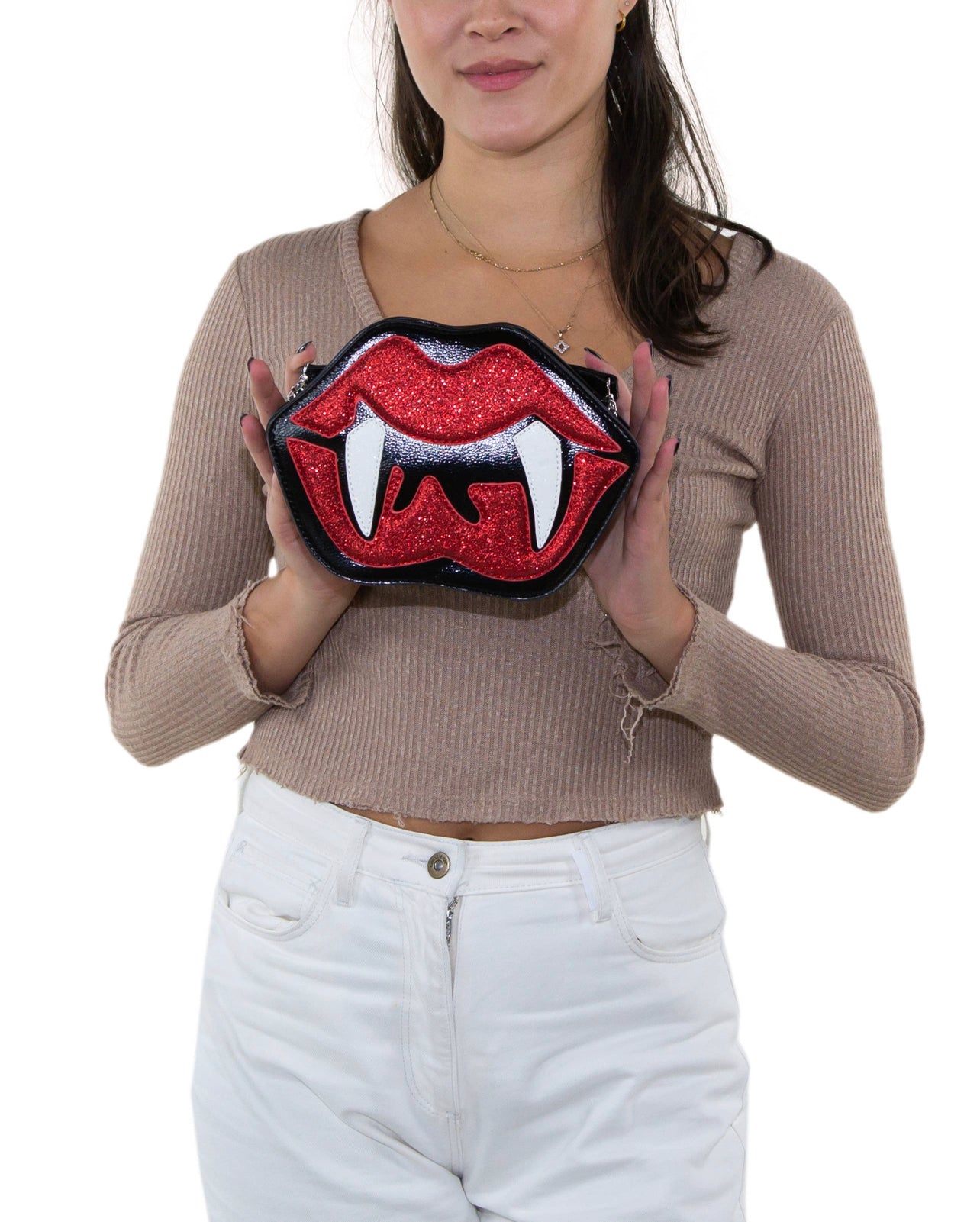 Vampire Lips Crossbody