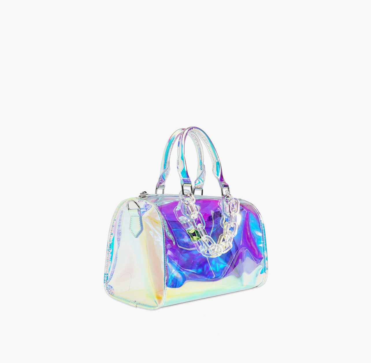 Holographic Satchel Bag