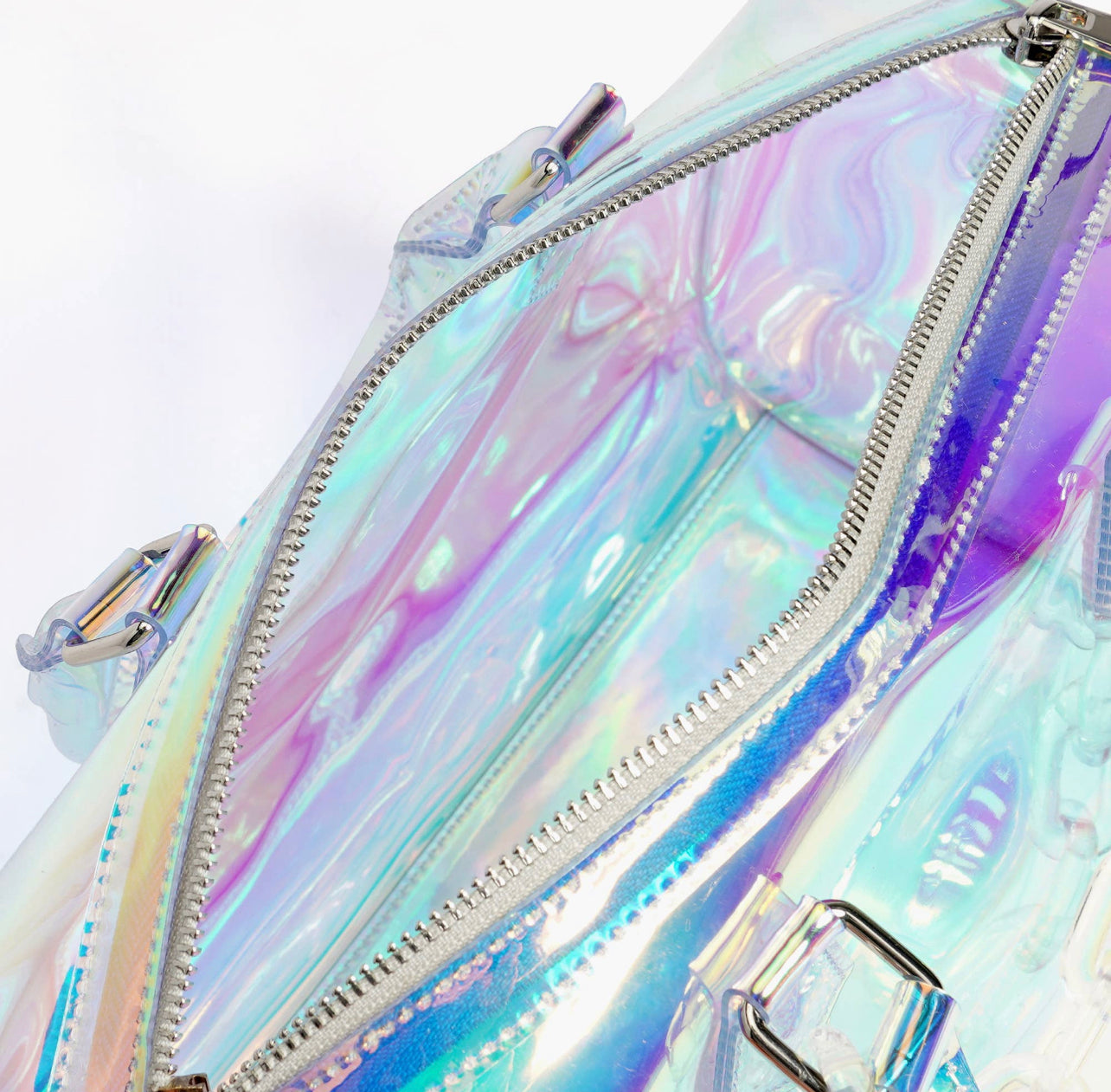 Holographic Satchel Bag