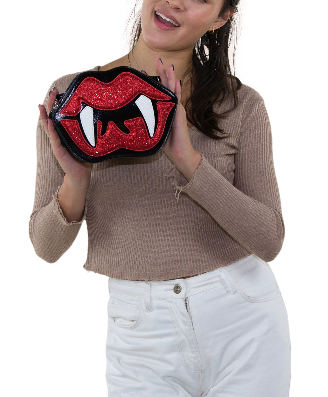 Vampire Lips Crossbody