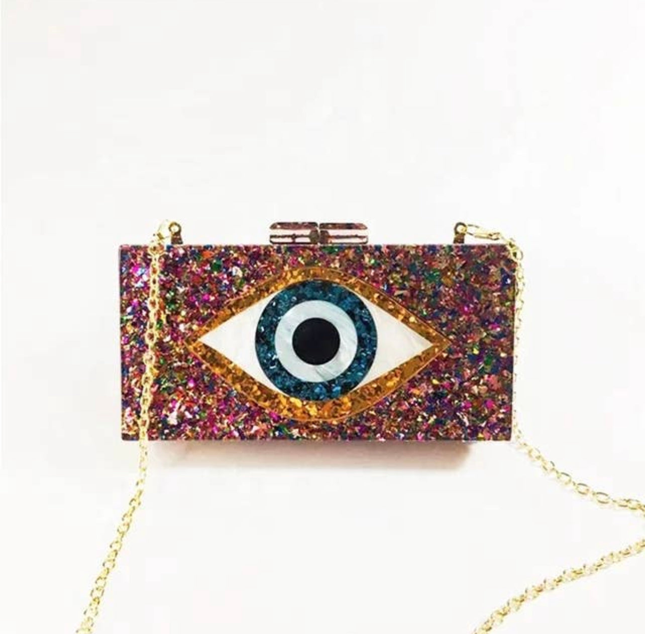 Evil Eye Acrylic Handbag