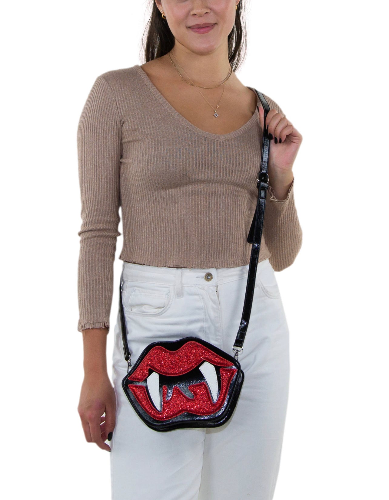 Vampire Lips Crossbody