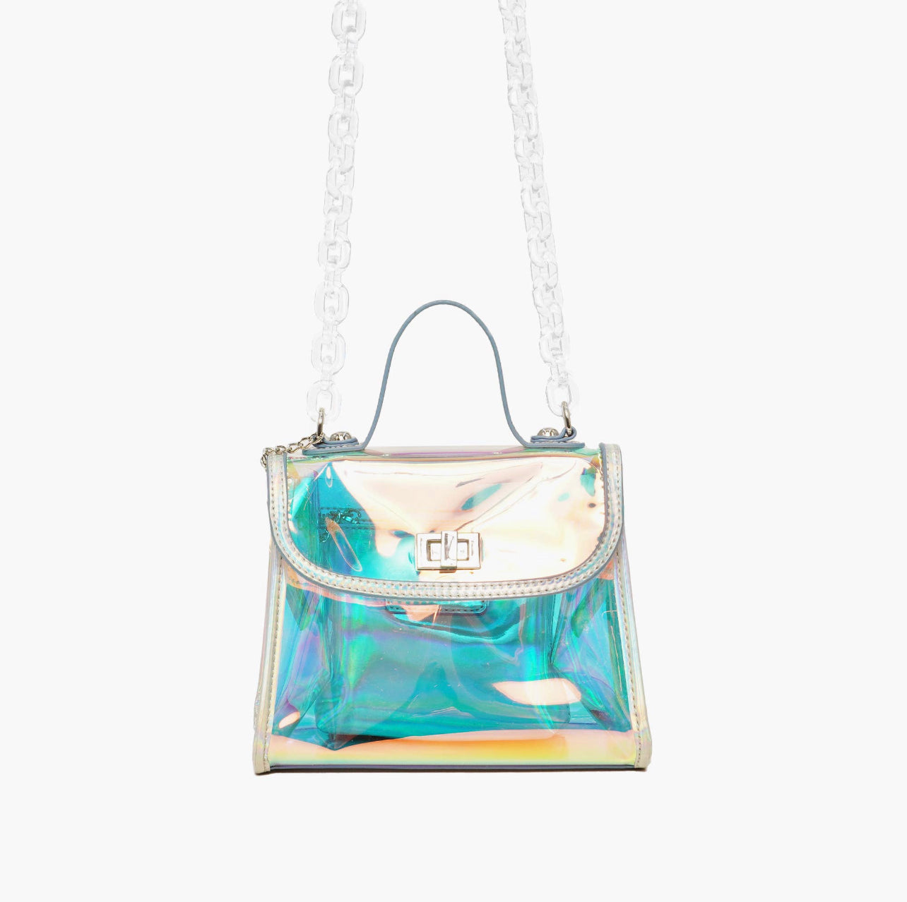 Holographic Mini Racer Crossbody Bag Set