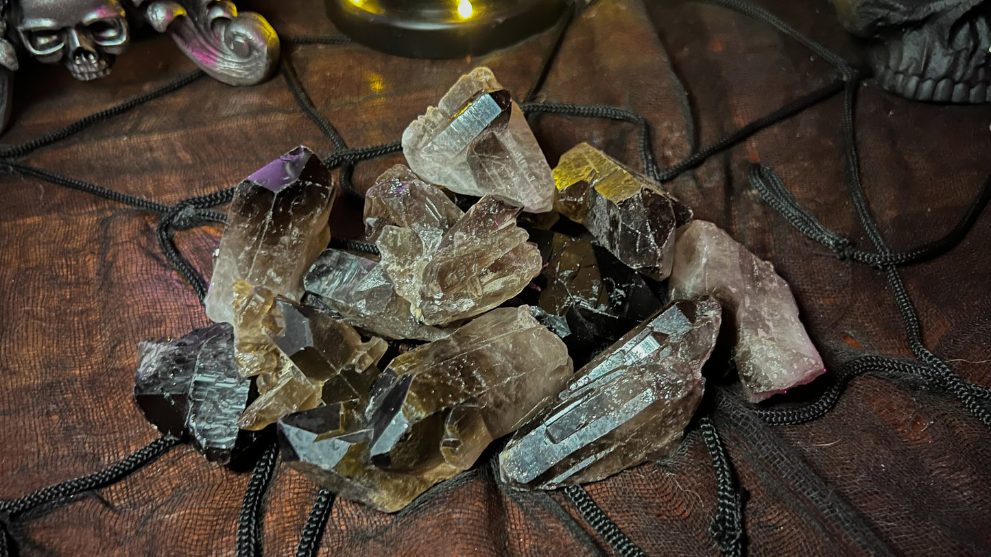 Smoky Quartz Clusters