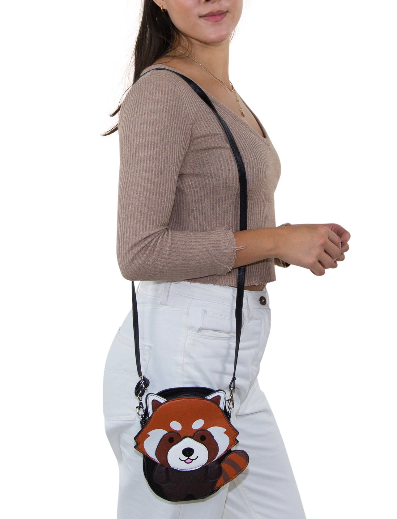 Red Panda Crossbody Bag