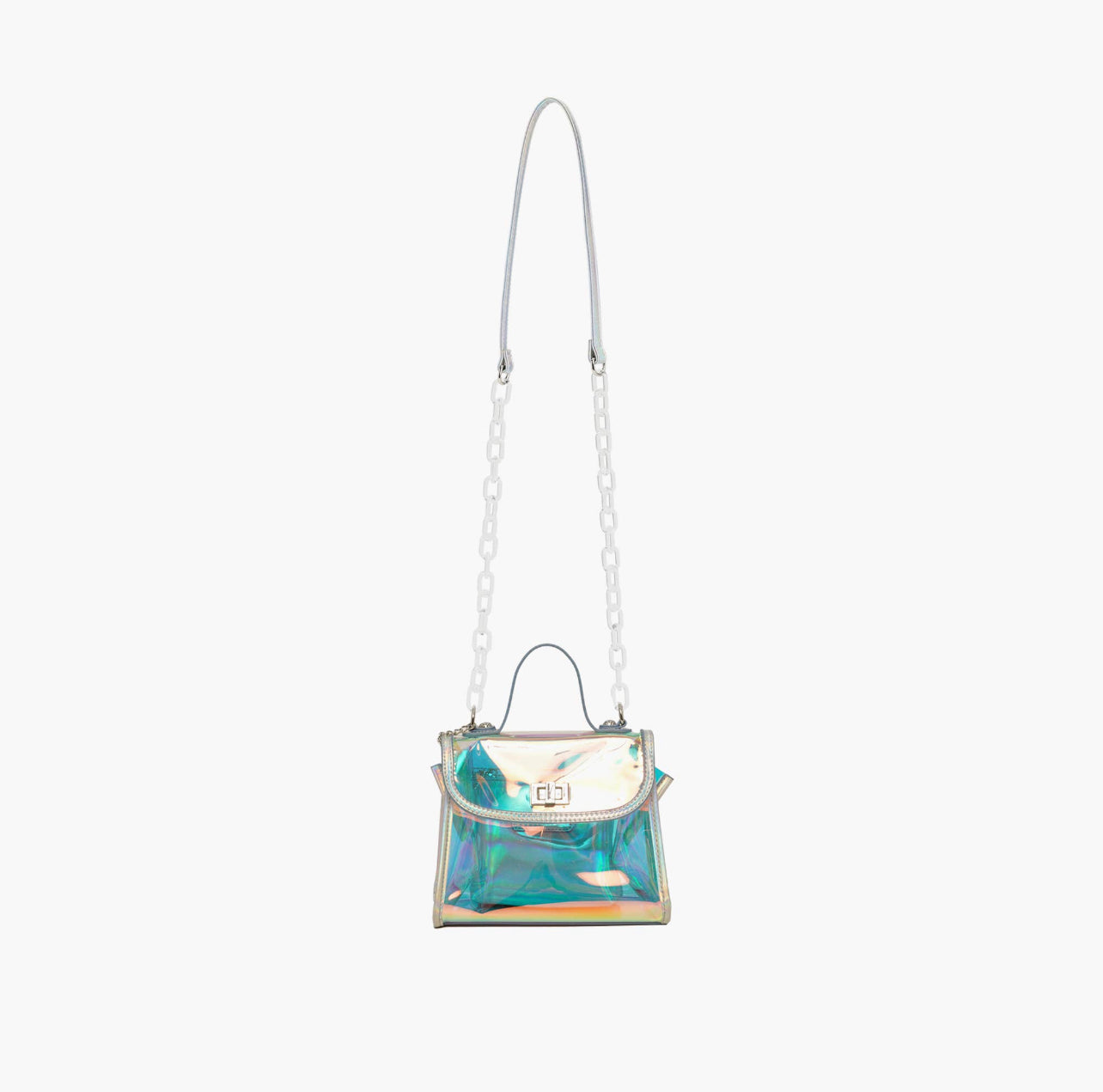 Holographic Mini Racer Crossbody Bag Set