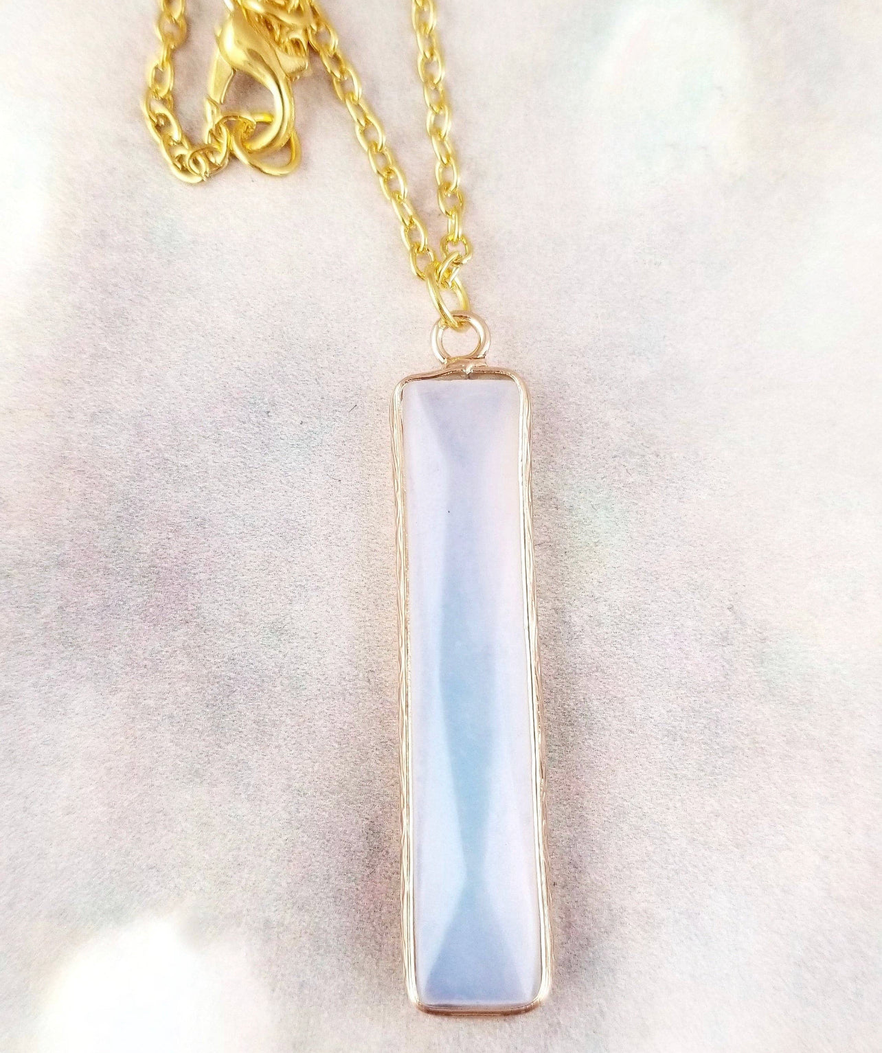 Crystal Bar Necklace