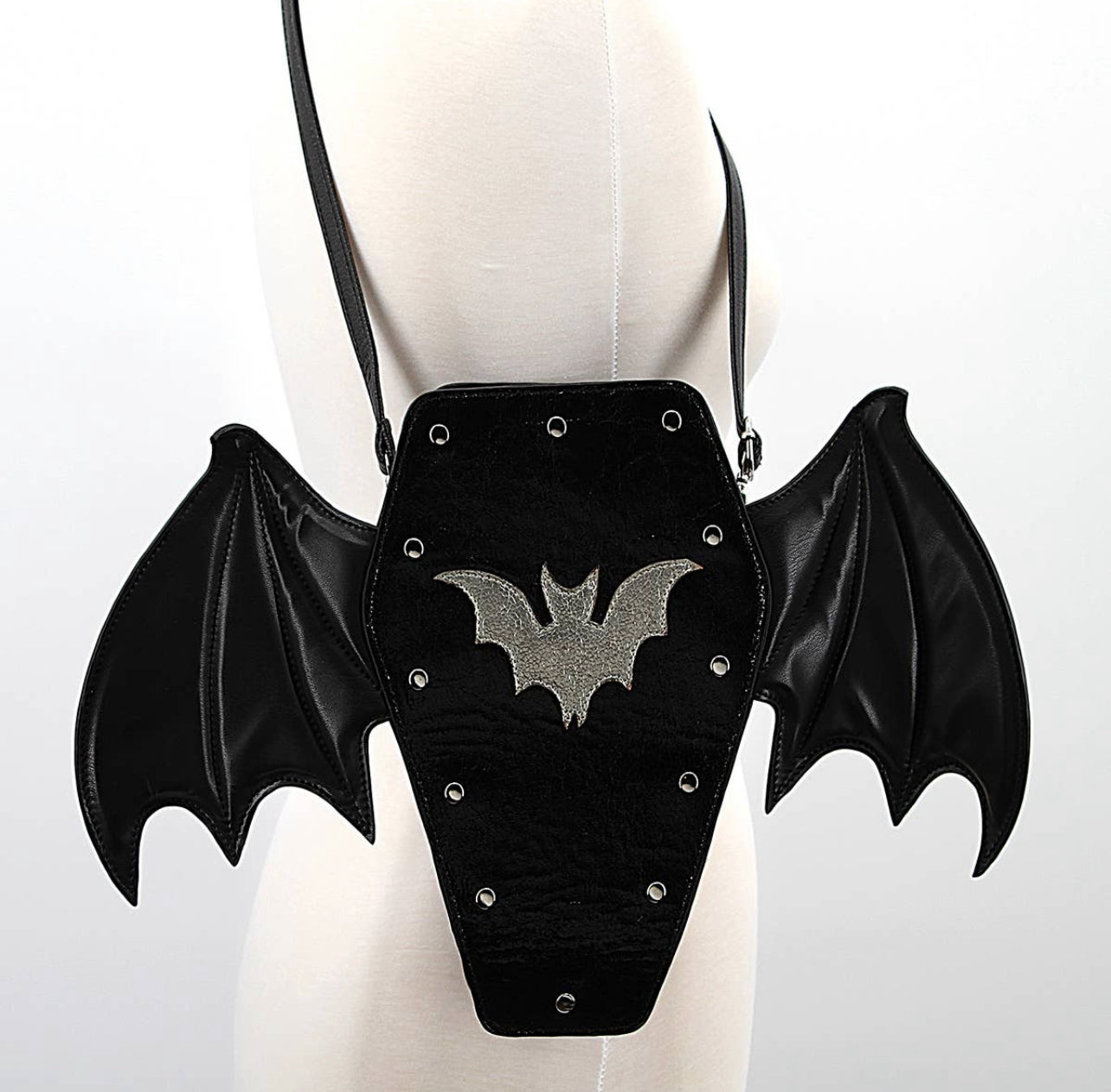 Bat Coffin Crossbody & Backpack Duo