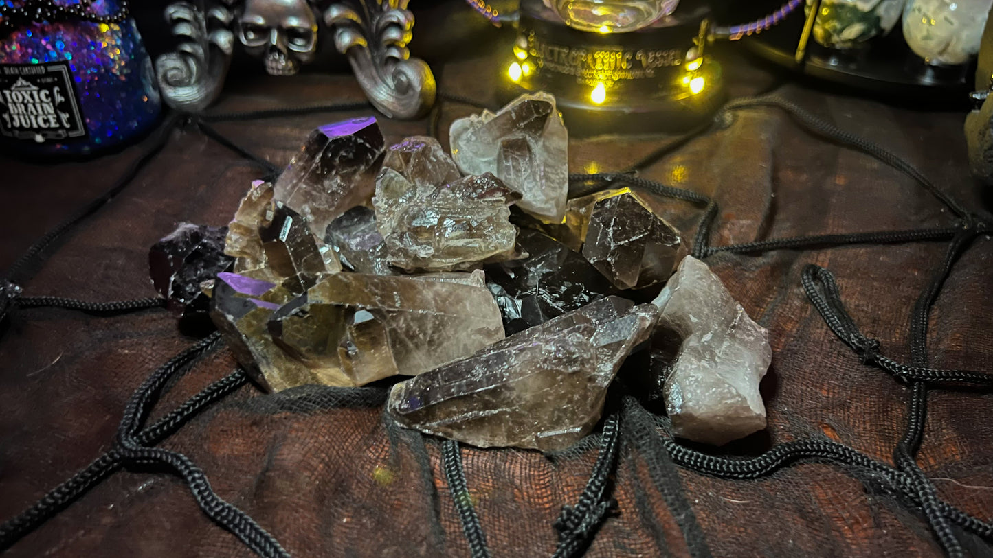 Smoky Quartz Clusters