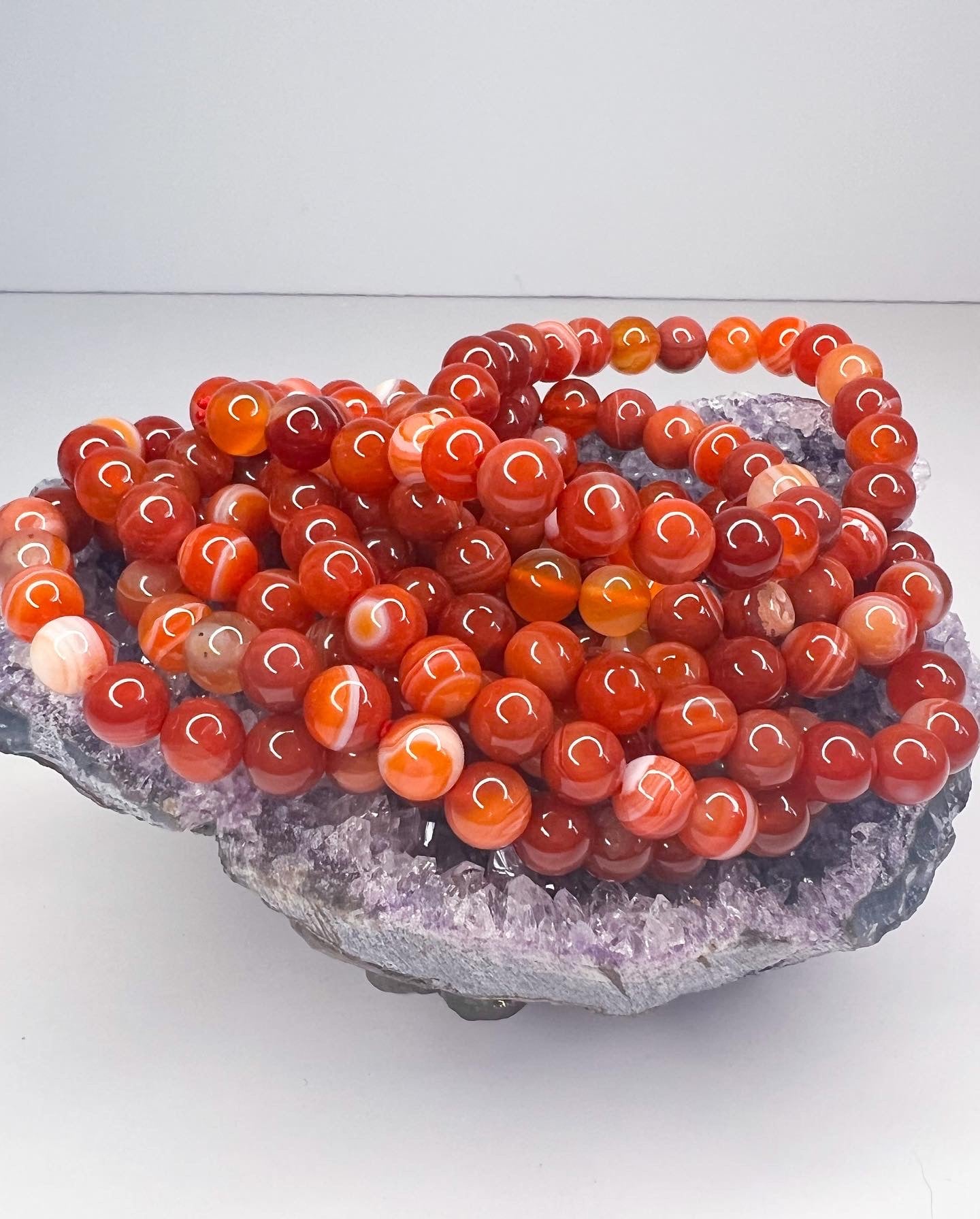 Carnelian Bracelet - 8mm