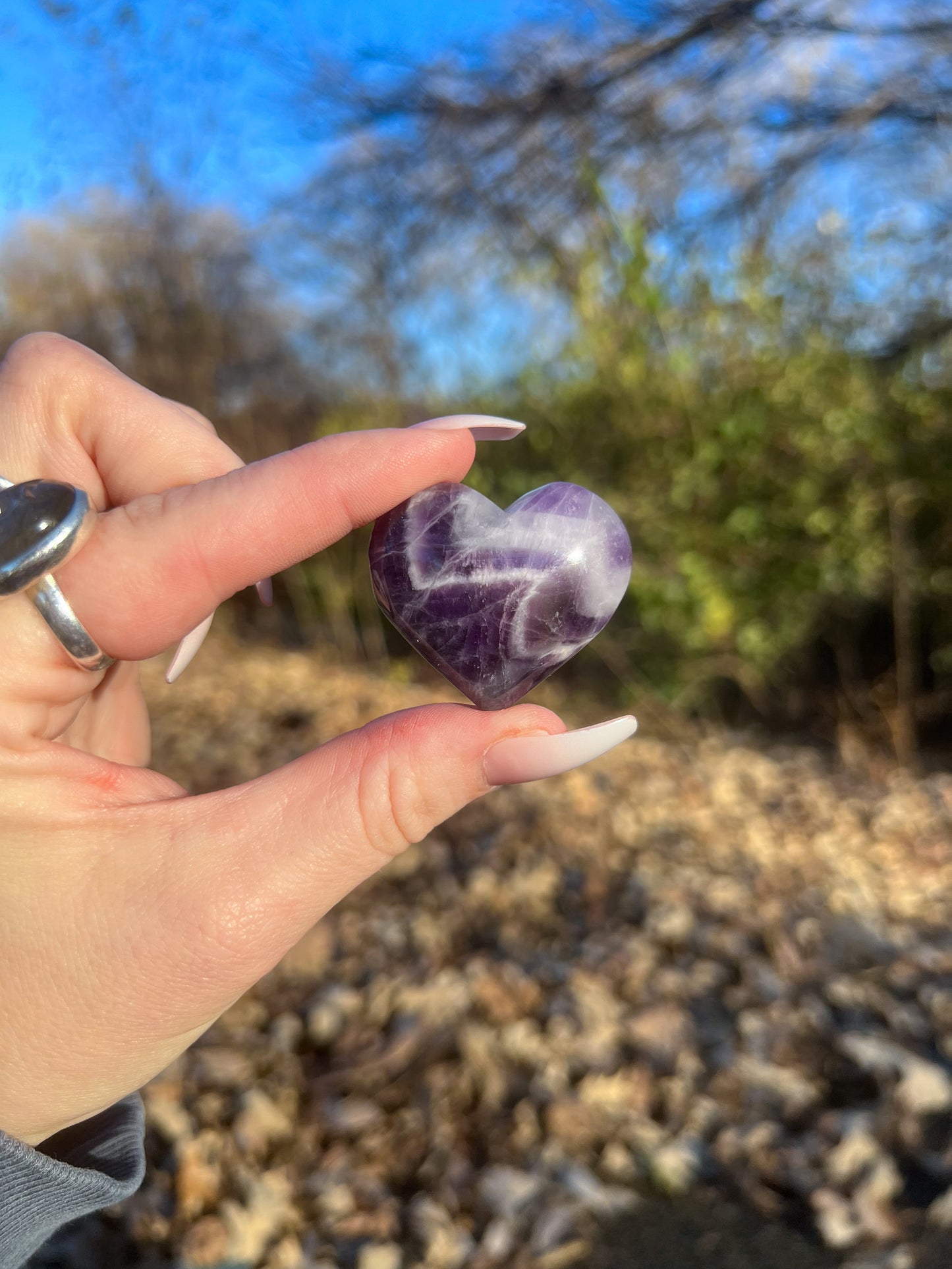 Dream Amethyst Heart