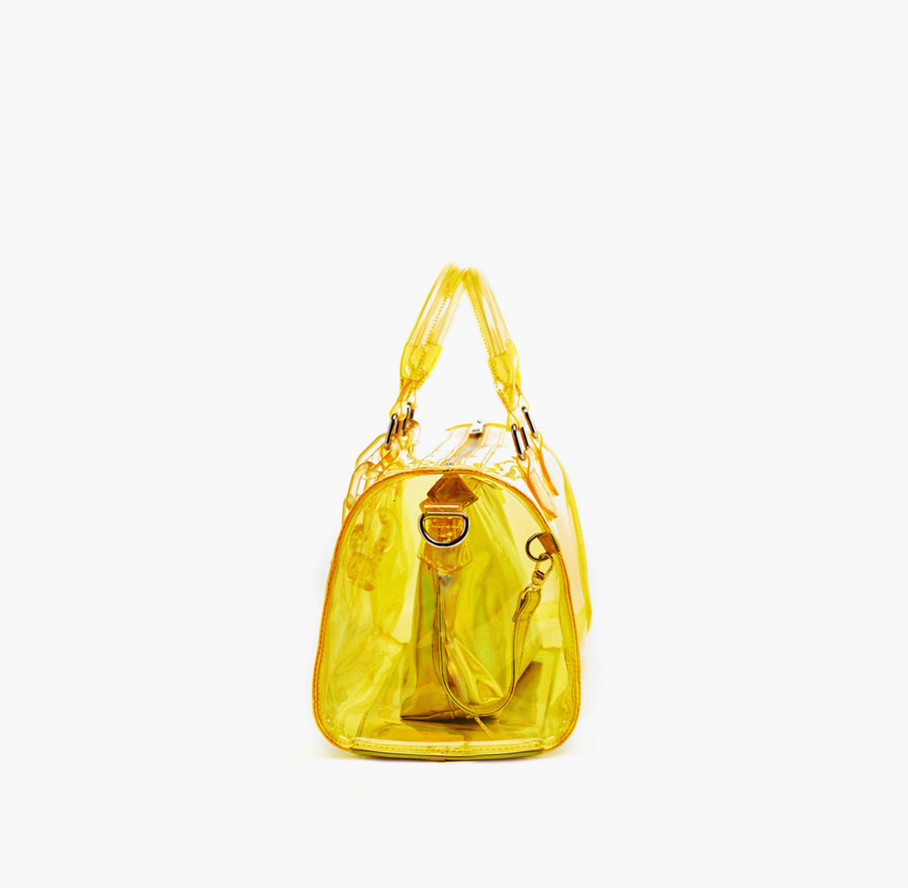 Yellow Holographic Satchel