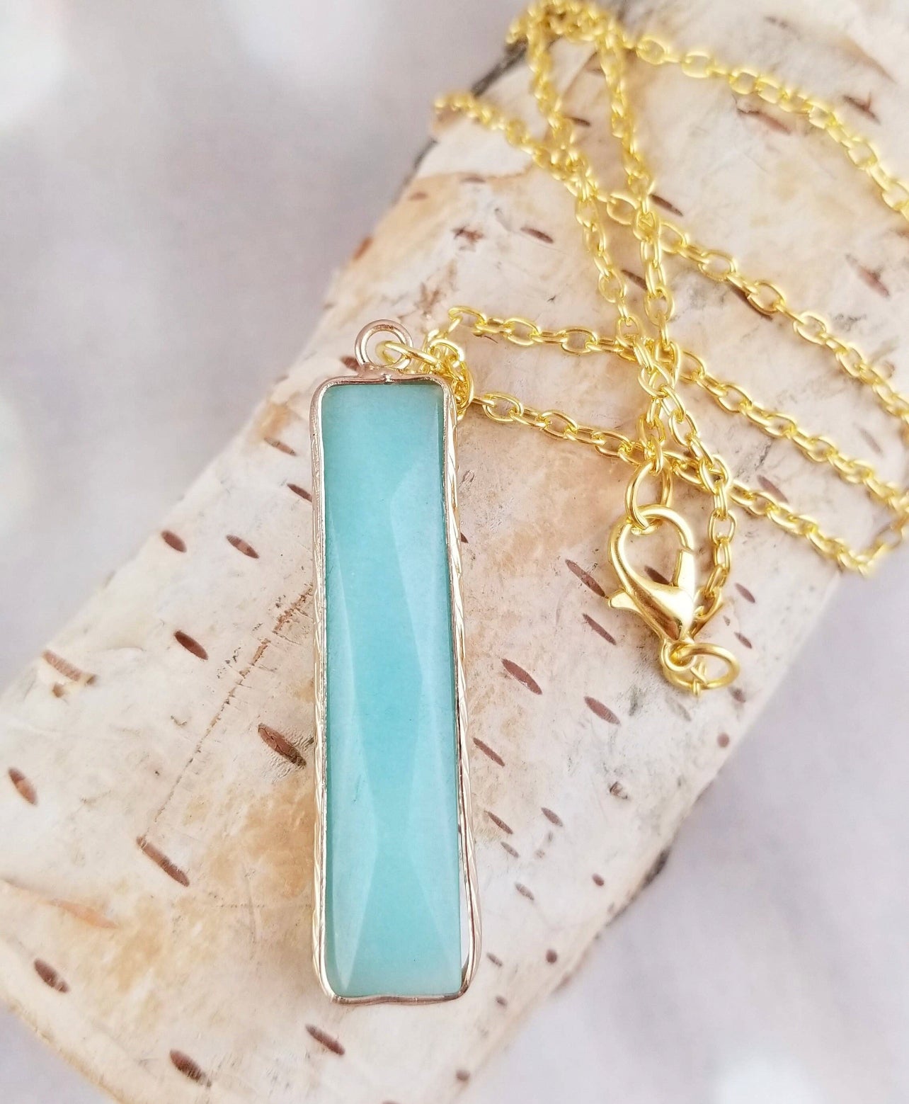 Crystal Bar Necklace