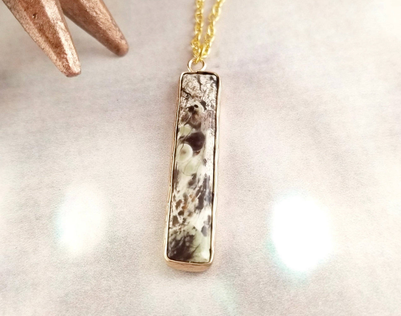 Crystal Bar Necklace